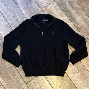 Polo by Ralph Lauren Men's Black Zip-Up Sweater